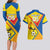 Custom Ecuador Football Couples Matching Long Sleeve Bodycon Dress and Hawaiian Shirt La Tricolor Sporty Style