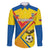 Custom Ecuador Football Family Matching Long Sleeve Bodycon Dress and Hawaiian Shirt La Tricolor Sporty Style