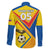 Custom Ecuador Football Family Matching Long Sleeve Bodycon Dress and Hawaiian Shirt La Tricolor Sporty Style