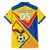 Custom Ecuador Football Family Matching Puletasi and Hawaiian Shirt La Tricolor Sporty Style