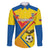 Custom Ecuador Football Family Matching Puletasi and Hawaiian Shirt La Tricolor Sporty Style