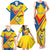 Custom Ecuador Football Family Matching Tank Maxi Dress and Hawaiian Shirt La Tricolor Sporty Style