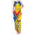 Custom Ecuador Football Family Matching Tank Maxi Dress and Hawaiian Shirt La Tricolor Sporty Style