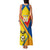 Custom Ecuador Football Family Matching Tank Maxi Dress and Hawaiian Shirt La Tricolor Sporty Style