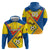 Custom Ecuador Football Hoodie La Tricolor Sporty Style