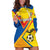 Custom Ecuador Football Hoodie Dress La Tricolor Sporty Style