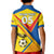 Custom Ecuador Football Kid Polo Shirt La Tricolor Sporty Style