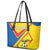 Ecuador Football Leather Tote Bag La Tricolor Sporty Style