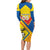 Custom Ecuador Football Long Sleeve Bodycon Dress La Tricolor Sporty Style