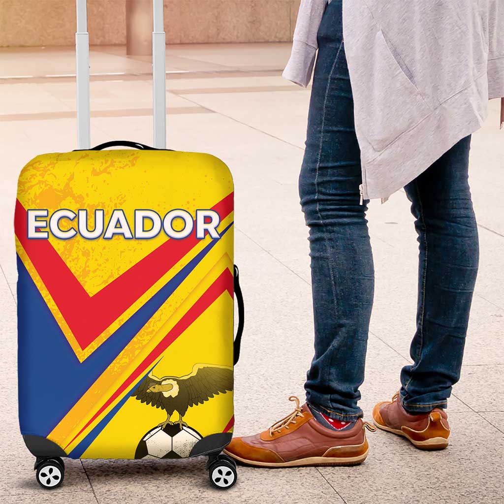 Ecuador Football Luggage Cover La Tricolor Sporty Style