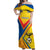 Custom Ecuador Football Off Shoulder Maxi Dress La Tricolor Sporty Style