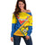 Custom Ecuador Football Off Shoulder Sweater La Tricolor Sporty Style