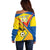 Custom Ecuador Football Off Shoulder Sweater La Tricolor Sporty Style