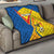 Ecuador Football Quilt La Tricolor Sporty Style