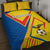 Ecuador Football Quilt Bed Set La Tricolor Sporty Style