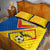 Ecuador Football Quilt Bed Set La Tricolor Sporty Style