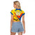 Custom Ecuador Football Raglan Cropped T Shirt La Tricolor Sporty Style