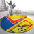 Ecuador Football Round Carpet La Tricolor Sporty Style