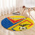 Ecuador Football Round Carpet La Tricolor Sporty Style