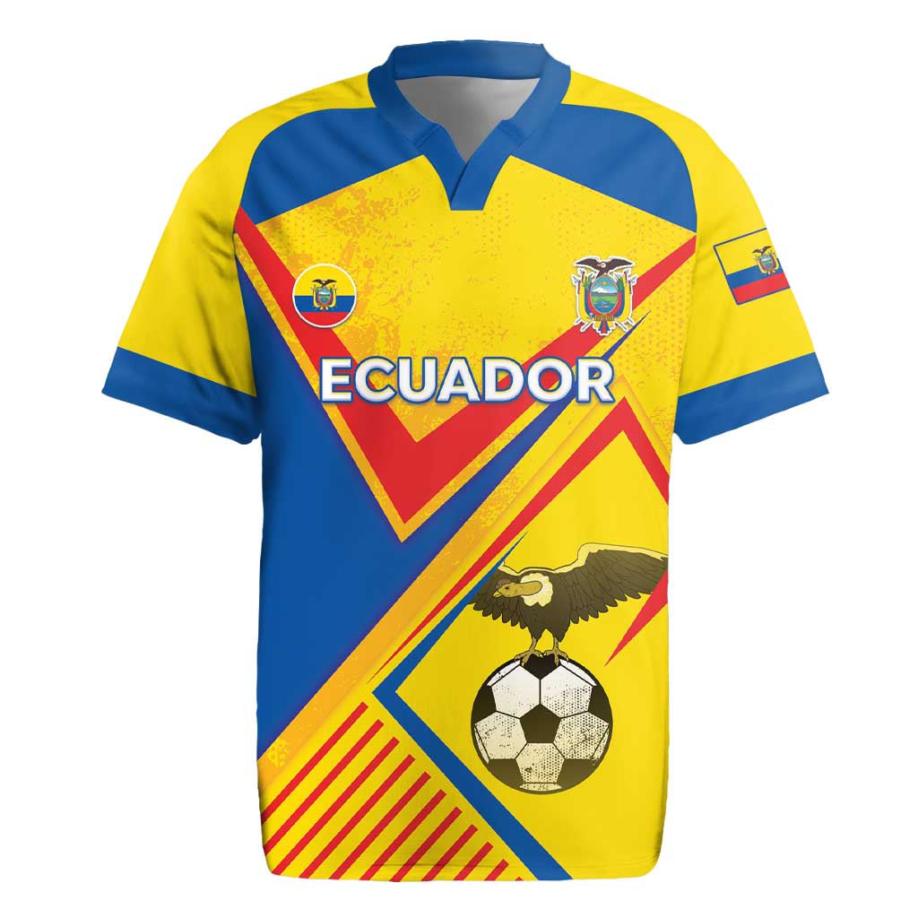 Custom Ecuador Football Rugby Jersey La Tricolor Sporty Style