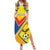 Custom Ecuador Football Summer Maxi Dress La Tricolor Sporty Style