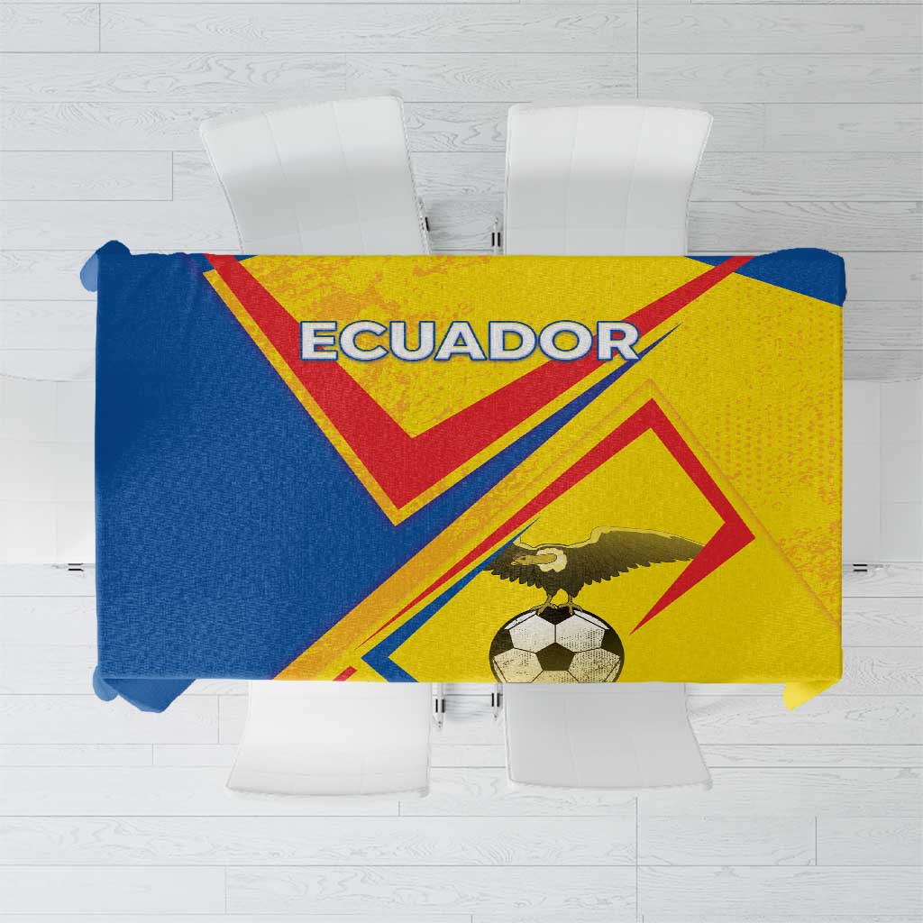 Ecuador Football Tablecloth La Tricolor Sporty Style