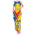 Custom Ecuador Football Tank Maxi Dress La Tricolor Sporty Style