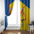 Ecuador Football Window Curtain La Tricolor Sporty Style