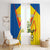 Ecuador Football Window Curtain La Tricolor Sporty Style