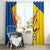 Ecuador Football Window Curtain La Tricolor Sporty Style