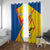 Ecuador Football Window Curtain La Tricolor Sporty Style