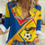 Custom Ecuador Football Women Casual Shirt La Tricolor Sporty Style