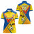 Custom Ecuador Football Women Polo Shirt La Tricolor Sporty Style