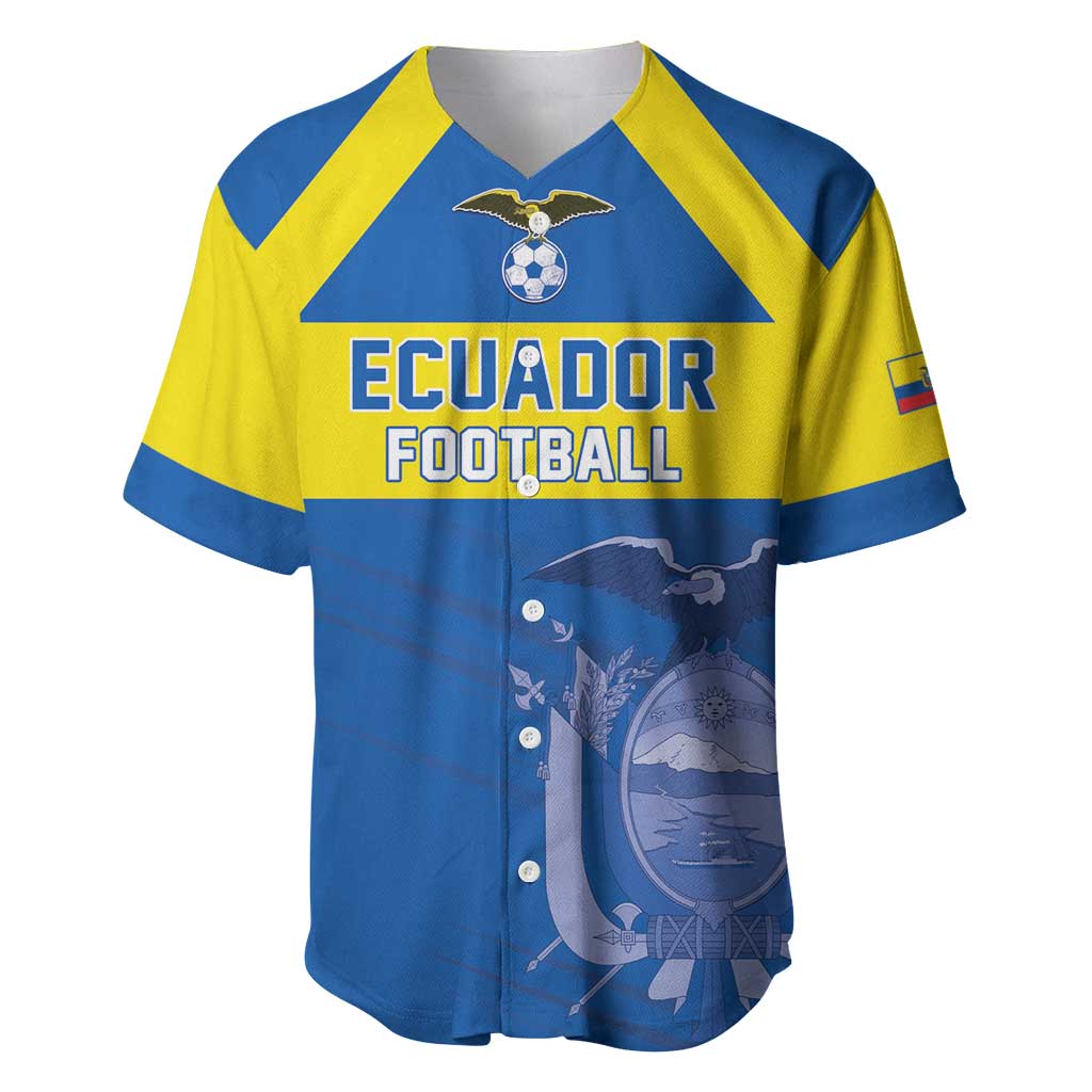 Custom Ecuador Football Baseball Jersey Go Champions