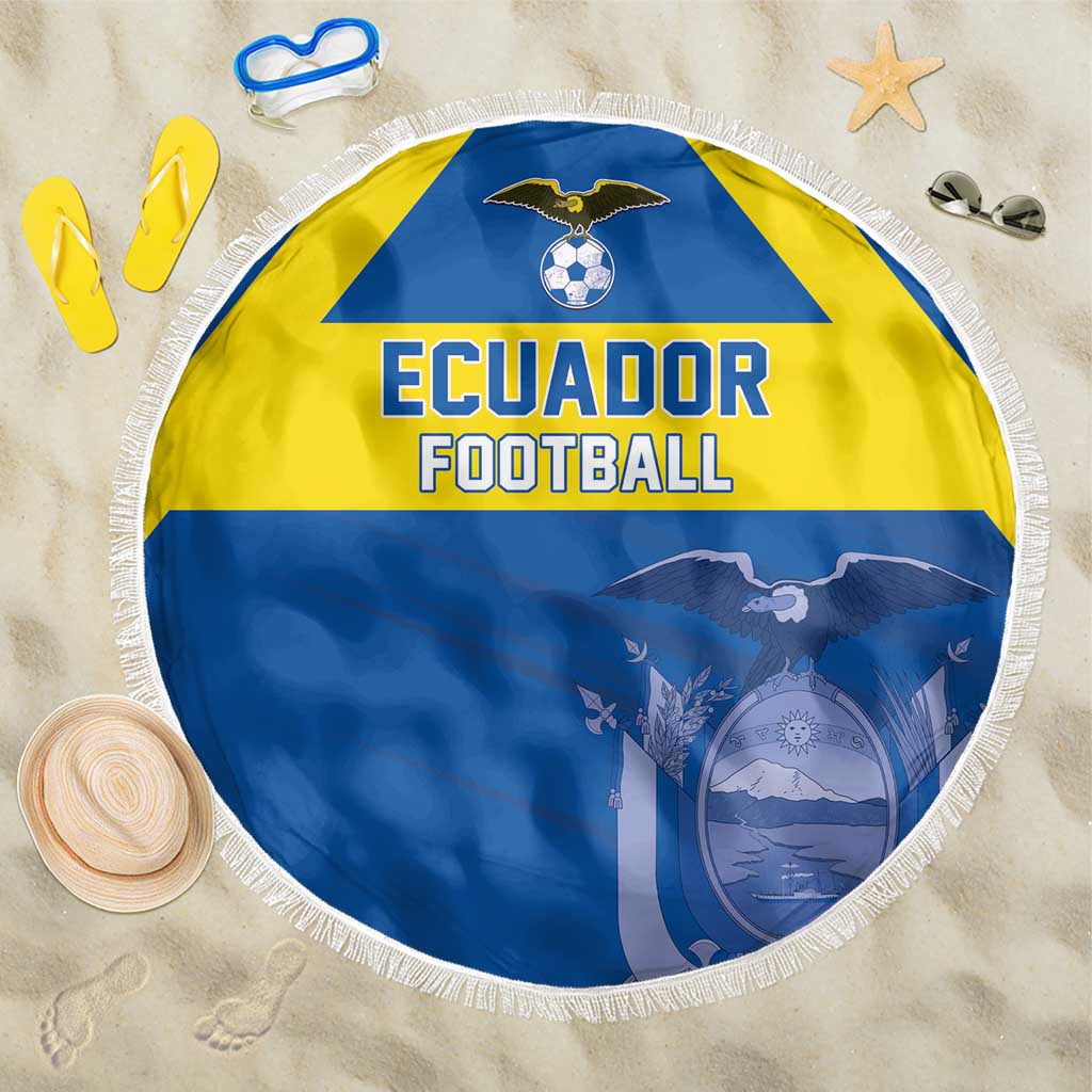 Ecuador Football Beach Blanket Go Champions