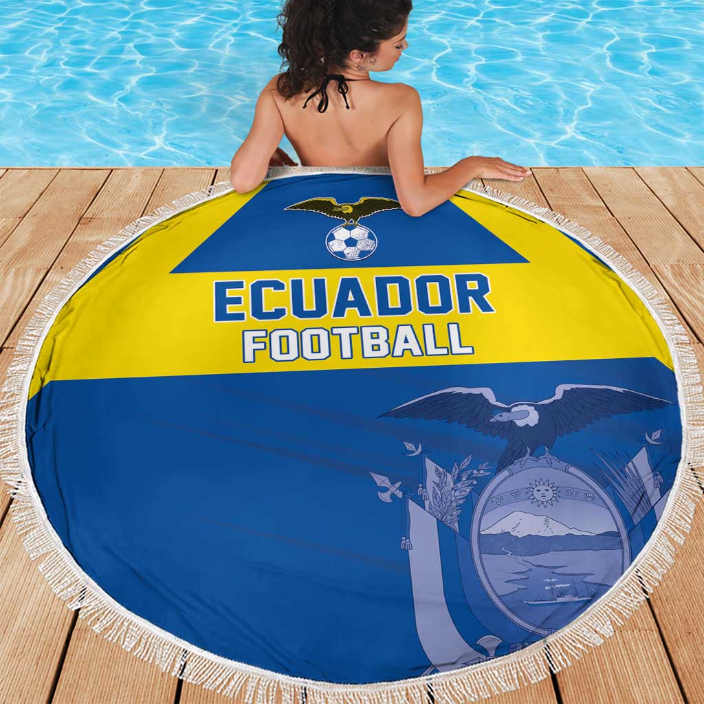 Ecuador Football Beach Blanket Go Champions