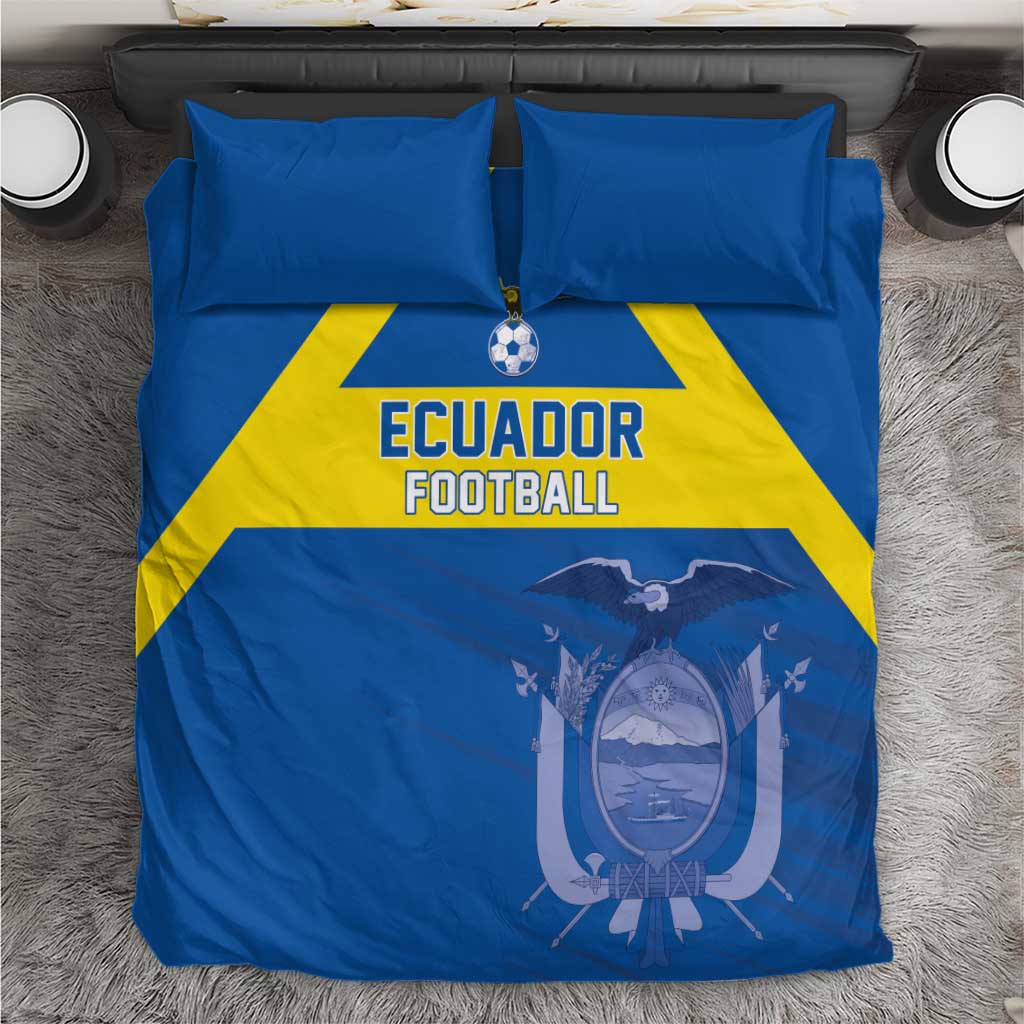 Ecuador Football Bedding Set Go Champions