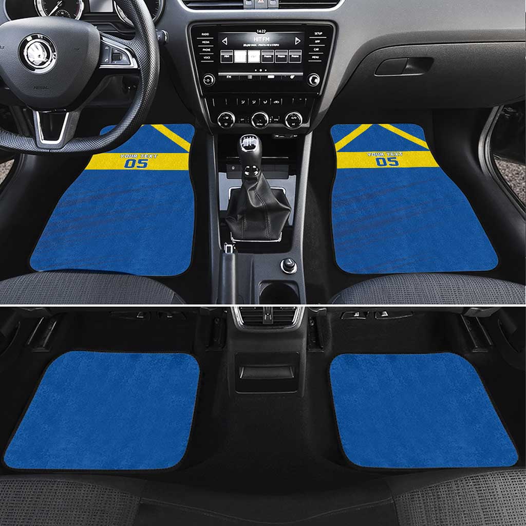 Ecuador Football Car Mats Go Champions