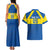 Custom Ecuador Football Couples Matching Tank Maxi Dress and Hawaiian Shirt Go Champions