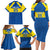 Custom Ecuador Football Family Matching Long Sleeve Bodycon Dress and Hawaiian Shirt Go Champions