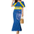 Custom Ecuador Football Family Matching Mermaid Dress and Hawaiian Shirt Go Champions