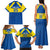 Custom Ecuador Football Family Matching Tank Maxi Dress and Hawaiian Shirt Go Champions