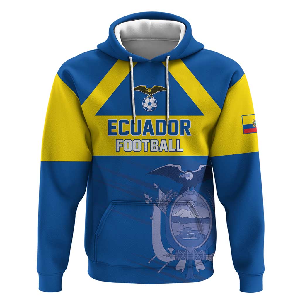 Custom Ecuador Football Hoodie Go Champions