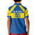 Custom Ecuador Football Kid Polo Shirt Go Champions