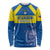 Custom Ecuador Football Long Sleeve Shirt Go Champions