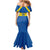 Custom Ecuador Football Mermaid Dress Go Champions