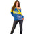 Custom Ecuador Football Off Shoulder Sweater Go Champions