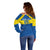 Custom Ecuador Football Off Shoulder Sweater Go Champions