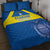 Ecuador Football Quilt Bed Set Go Champions