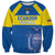 Custom Ecuador Football Sweatshirt Go Champions